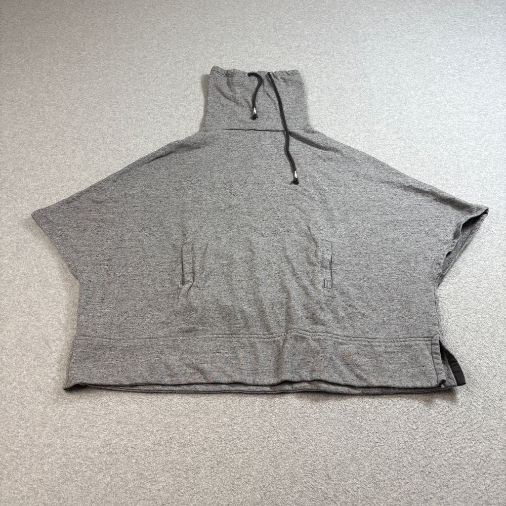 Joules Poncho Pullover Womens Small Gray Sayla High Neck Drawstring Hoodie Top